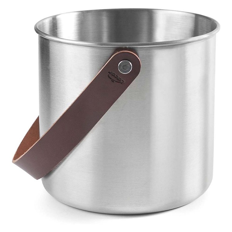 Eiswürfelbehälter aus Edelstahl, 4 l. Eiswürfelbehälter aus Edelstahl, 4 l.