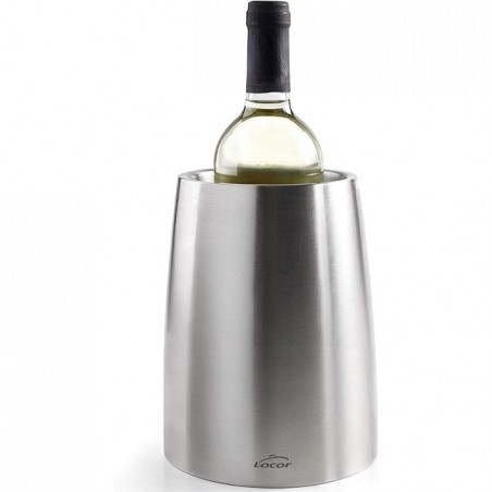 Raffreddatore di bottiglie a doppia parete, in acciaio inossidabile.