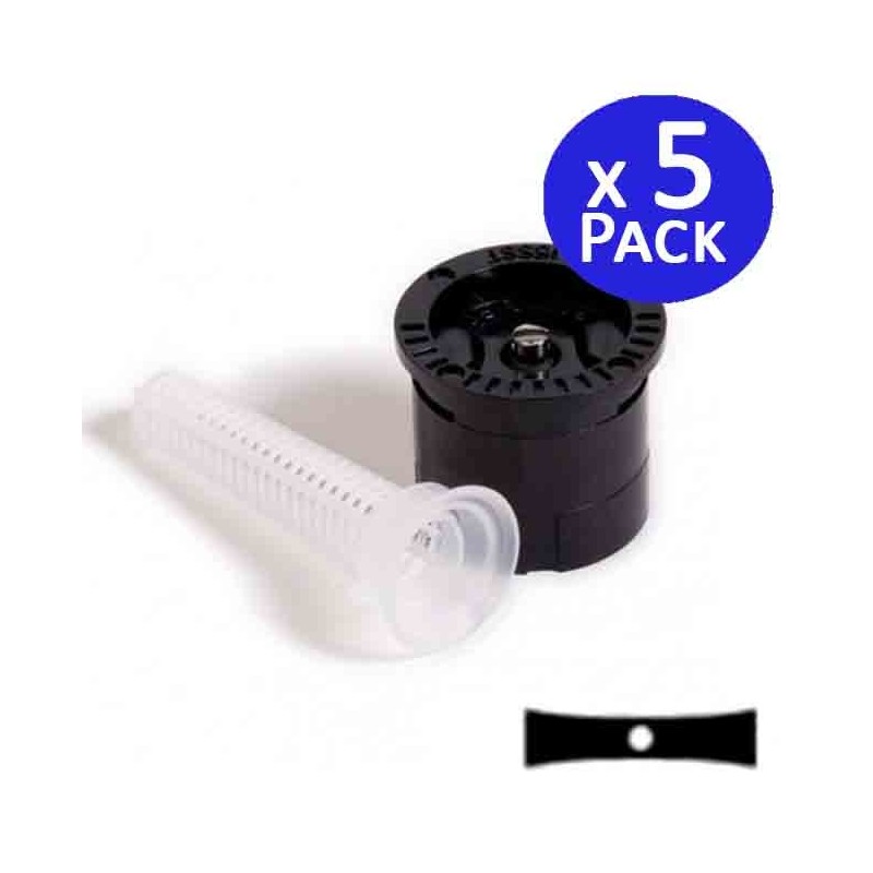 Pacote de 5 bicos para difusores Rain Bird 15CST, faixa central 1,2 x 9,2 metros Pacote de 5 bicos para difusores Rain Bird 15CST, faixa central 1,2 x 9,2 metros