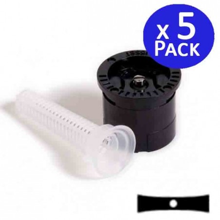 Pacote de 5 bicos difusores 15CST com faixa central, 1,2 x 9,2 metros