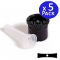 Pacote de 5 bicos para difusores Rain Bird 15CST, faixa central 1,2 x 9,2 metros Pacote de 5 bicos para difusores Rain Bird 15CST, faixa central 1,2 x 9,2 metros