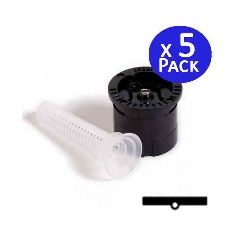 Lot de 5 Buse pour diffuseurs d'arrosage à bande latérale Rain Bird 15SST, portée 1,2 x 9,2 mètres