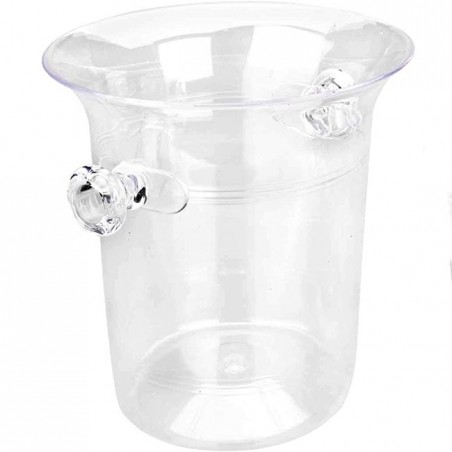 Cubo refrigerante per bottiglie in acrilico da 3,5 litri.