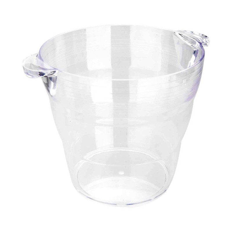 Balde térmico de acrílico para garrafas de 10 litros.