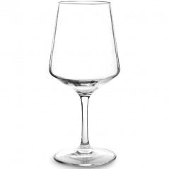 Pacote com 6 taças de cristal para vinho tinto.