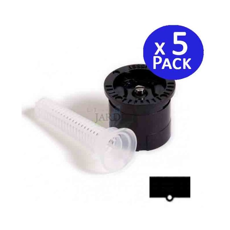 5 Stück Düsen für Rain Bird 9SST Seitenband-Bewässerungsdüsen, Reichweite 2,7 x 5,5 Meter