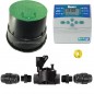 Kit de irrigação automática Hunter 24V de 1 zona para tubulação de 25 mm | Inclui programador, válvula solenoide e acessórios Kit de irrigação automática Hunter 24V de 1 zona para tubulação de 25 mm | Inclui programador, válvula solenoide e acessórios