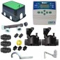Kit de irrigação automática Hunter de 2 zonas e 24 V para tubos de 25 mm