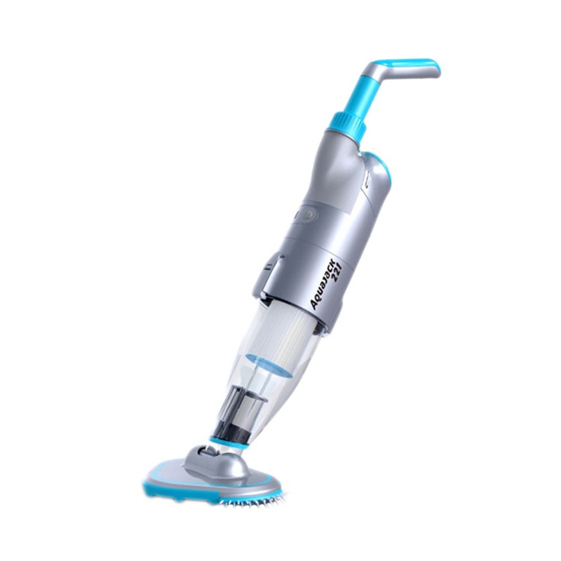 Aspirador de pó elétrico para piscinas e spas Aquallice, alimentado por bateria. Aspirador de pó elétrico para piscinas e spas Aquallice, alimentado por bateria.