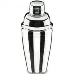 Cocktail shaker with stainless steel stopper 0.75 L.