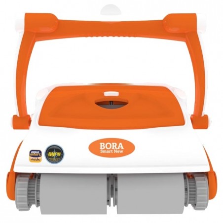 Robô de limpeza automática de piscinas Bora Smart para pisos, paredes e linha d'água, 80 m2.