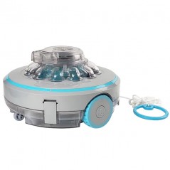 Robot pulitore per piscine a batteria per piscine rimovibili.