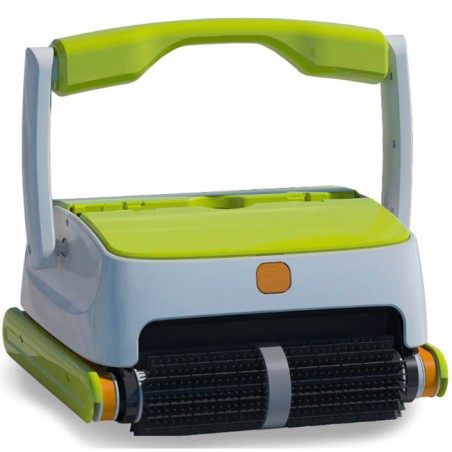 Robô de limpeza de piscinas sem fio Norkel, alimentado por bateria, para fundo, paredes e linha d'água de piscinas.
