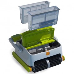 Norkel cordless battery-powered pool cleaner robot, for the bottom, wall and waterline of swimming pools.