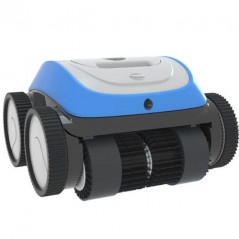 Robô de limpeza de piscinas Leopard Pro Aqualice alimentado por bateria.