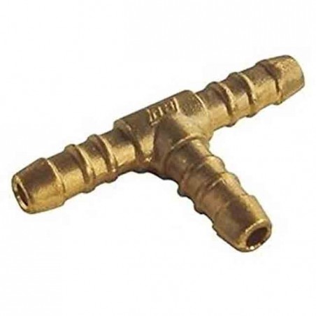 Tuyau de gaz butane propane cannelé en T 9 mm, butane, laiton, gaz de cuisine et de camping