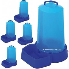 5 Stück Trinkflasche für Hunde, Katzen und andere Tiere. Hergestellt aus Kunststoff, 12 Liter, 25x46 cm