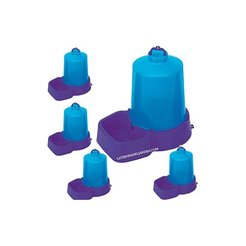 Garrafa de plástico para cães, gatos e animais, 8 litros, 25x34 a. cm (pacote com 5) Garrafa de plástico para cães, gatos e animais, 8 litros, 25x34 a. cm (pacote com 5)