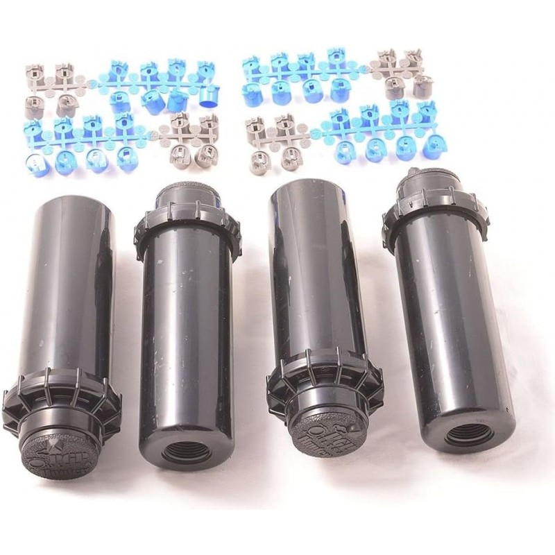 Conjunto de aspersores de irrigação Hunter PGP-04 de 3/4" (pacote com 4) | Alcance de 6,4 a 15,8 metros | Aspersor de turbina ul Conjunto de aspersores de irrigação Hunter PGP-04 de 3/4" (pacote com 4) | Alcance de 6,4 a 15,8 metros | Aspersor de turbina ul