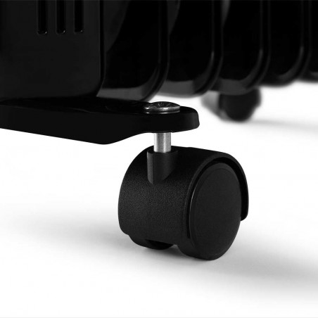Oil radiator 9 elements RAD2010 Orbegozo. Three heat powers: 800-1200W-2000W.Rango Temperature range: 7º to 35ºC.