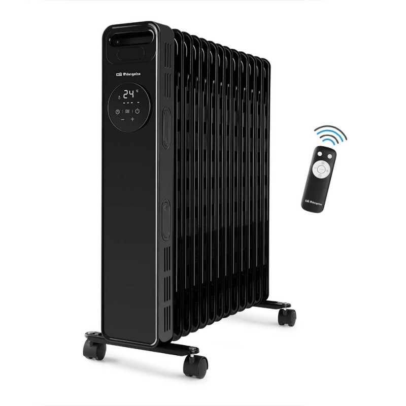 Radiador de óleo Orbegozo de 13 elementos, 1000-1500-2500W, faixa de temperatura de 7ºC a 35ºC, ideal para salas grandes Radiador de óleo Orbegozo de 13 elementos, 1000-1500-2500W, faixa de temperatura de 7ºC a 35ºC, ideal para salas grandes