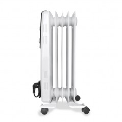 Radiateur à Bain d'Huile 1000W Chauffage électrique 5 éléments Orbegozo RF1000. Thermostat réglable