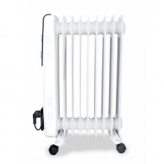 Radiateur à Bain d'Huile 2000W Chauffage électrique 9 éléments Orbegozo RF2000. Thermostat réglable