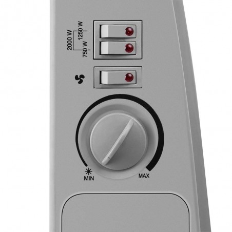 Orbegozo CVT3650A 2000W Turbolüfter-Konvektor. Einstellbarer Raumtemperaturthermostat.