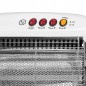 Aquecedor elétrico de halogênio Orbegozo 400W-800W-1200W, baixo consumo, silencioso, segurança antitombamento Aquecedor elétrico de halogênio Orbegozo 400W-800W-1200W, baixo consumo, silencioso, segurança antitombamento