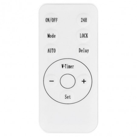 Termoventilatore da parete per bagno Orbegozo FB2200. Due livelli di potenza: 1000-2000W. Programmabile.