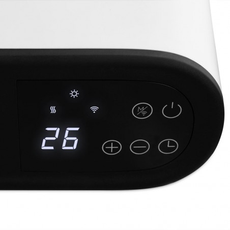Aquecedor de parede Orbegozo 2000W, Aquecedor de parede Split Wifi, Conexão via APP, Termostato digital de 10ºC a 35ºC