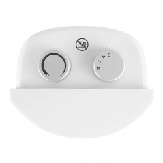 Calefactor de cerámica Orbegozo 750-1500W, Temporizador, 2 Velocidades, Sistema Antivuelco