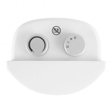 Orbegozo CR5013 ceramic heater, 750-1,500 W. Designed to save space. Thermostat control.