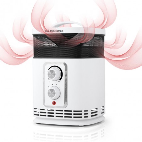 Riscaldatore in ceramica Orbegozo CR6025 a 360º