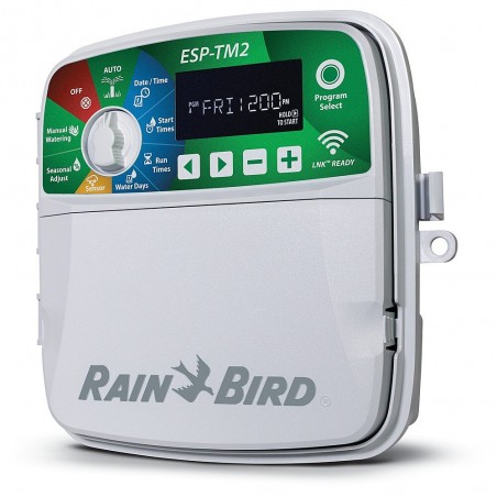 Programador riego automático ESP-TM2 4 zonas interior Rain Bird