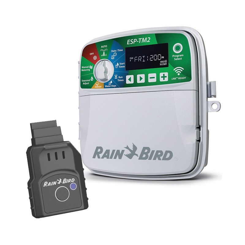 Rain Bird ESP-TM2 6-zone indoor automatic irrigation programmer + Lnk Wifi module