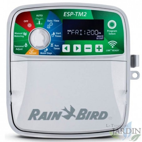 Programmatore di irrigazione automatico per interni Rain Bird ESP-TM2 a 4 zone