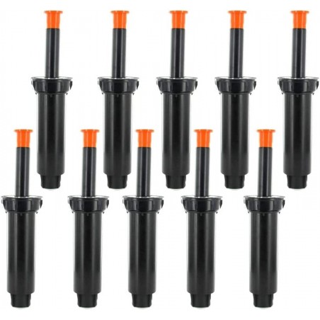 Pack 10 Difusor de Riego Rain Bird 1804, Rosca Hembra 1/2'', Altura de Elevación 10cm