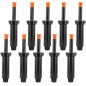 Lot de 10 Diffuseur d'arrosage Rain Bird 1804, Tuyère d'irrigation hauteur de tige 10 cm