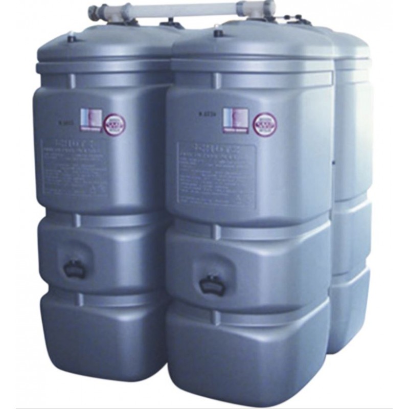 Diesel tank 1000 liters 142x66x169 cm with double bucket Diesel tank 1000 liters 142x66x169 cm with double bucket