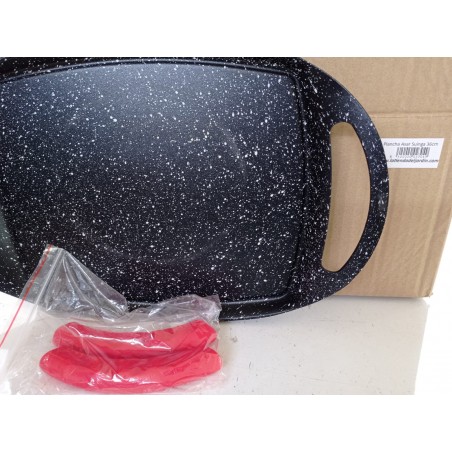 Placa de grelha revestida a pedra 36 cm