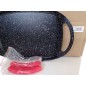36 cm steinbeschichtete Grillplatte für alle Herdarten, Induktion und Backofen, Antihaftbeschichtung 36 cm steinbeschichtete Grillplatte für alle Herdarten, Induktion und Backofen, Antihaftbeschichtung