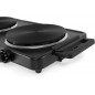 Orbegozo 2-Burner Electric Hob | 2500W Electric Cooktop with 2 Thermostats | Portable Camping Stove