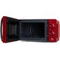 Microondas Orbegozo MI2121 Rojo, 20L, 700W, 6 Niveles de Potencia, Temporizador 30 Minutos