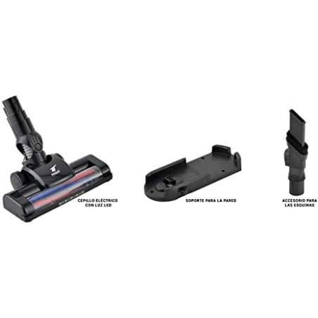 Aspirador de pó sem fio Thulos 2 em 1: vertical e portátil. Tecnologia ciclônica, bateria: 22,2 V/2200 mAh TH-VC1008