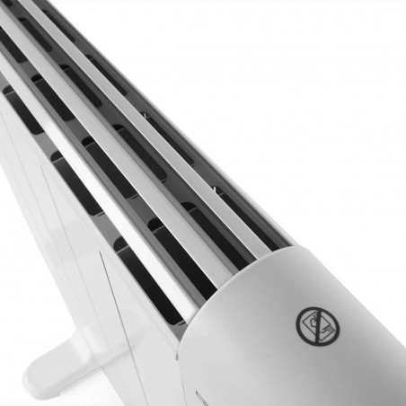 Emissor térmico Orbegozo RRE810A de 5 elementos. Potência de 800 W. Controle remoto. Visor digital LCD.