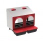 Indoor chicken roost 2 zones 52x45x48 cm Indoor chicken roost 2 zones 52x45x48 cm