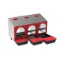 Caixa de nidificação para galinhas galvanizada para interior, ninho de galinhas com 3 compartimentos, ideal para 12/14 galinhas, Caixa de nidificação para galinhas galvanizada para interior, ninho de galinhas com 3 compartimentos, ideal para 12/14 galinhas,