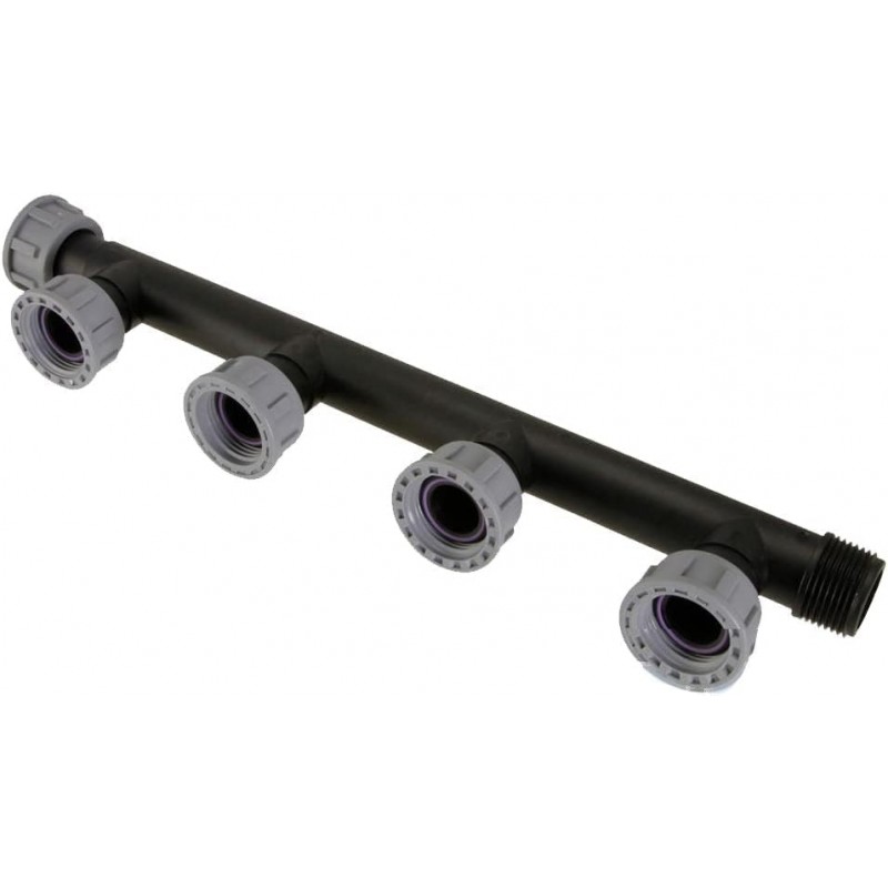 Irrigationsverteiler 4 Ausgänge M-F-F-F 1'' für 4-5 Bewässerungsventile Irrigationsverteiler 4 Ausgänge M-F-F-F 1'' für 4-5 Bewässerungsventile