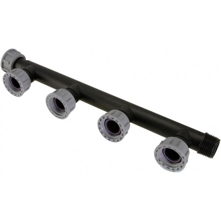 Irrigationsverteiler 4 Ausgänge M-F-F-F 1'' für 4-5 Bewässerungsventile